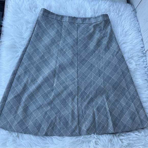 Jupe Liz Claiborne Taille 8 - Coupe A-Line, Imprimé Marine, Doublée, Longueur Genoux, Occasion Très Bon état